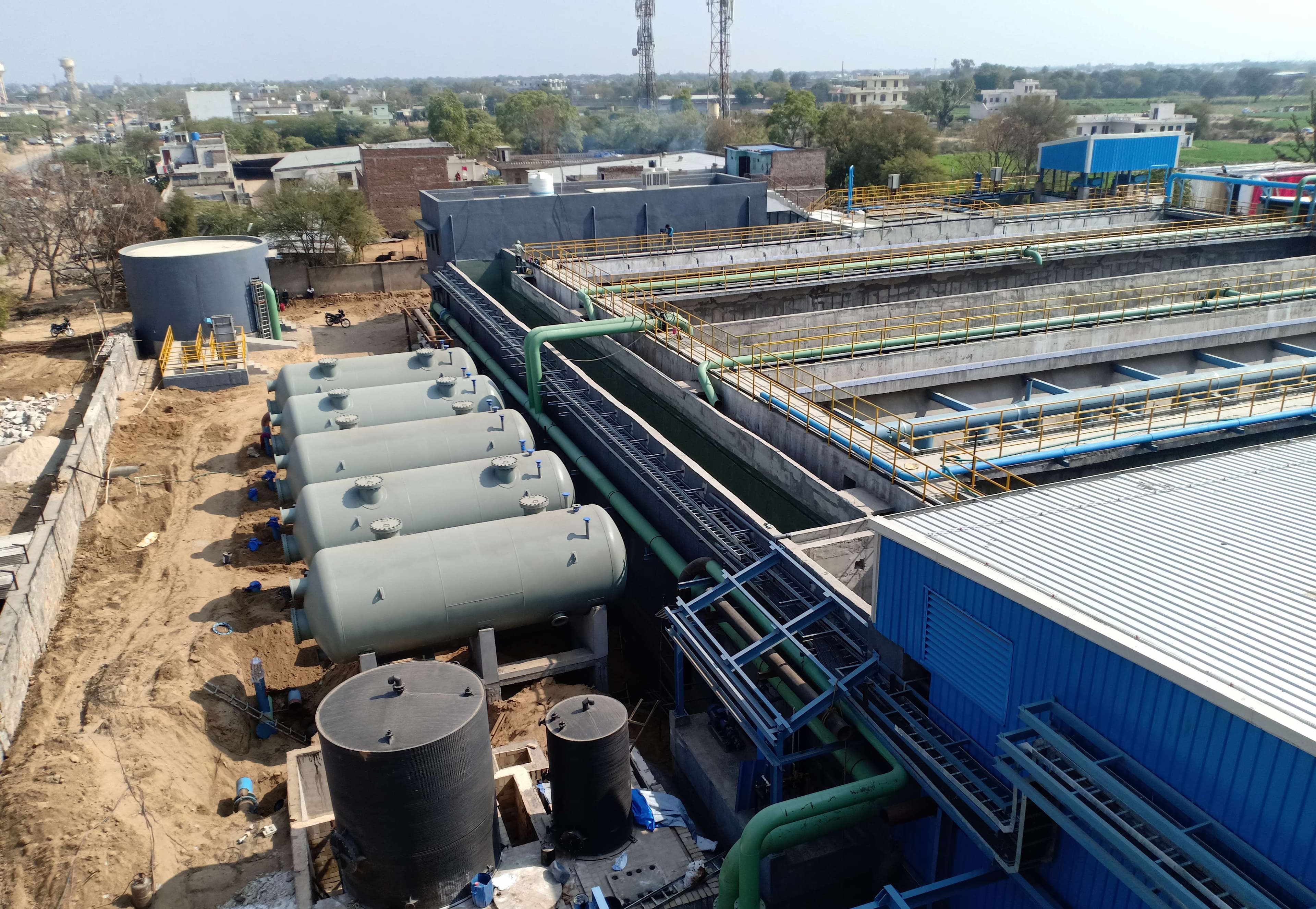 First Water Treatment Plant of the country on Mauhana Road