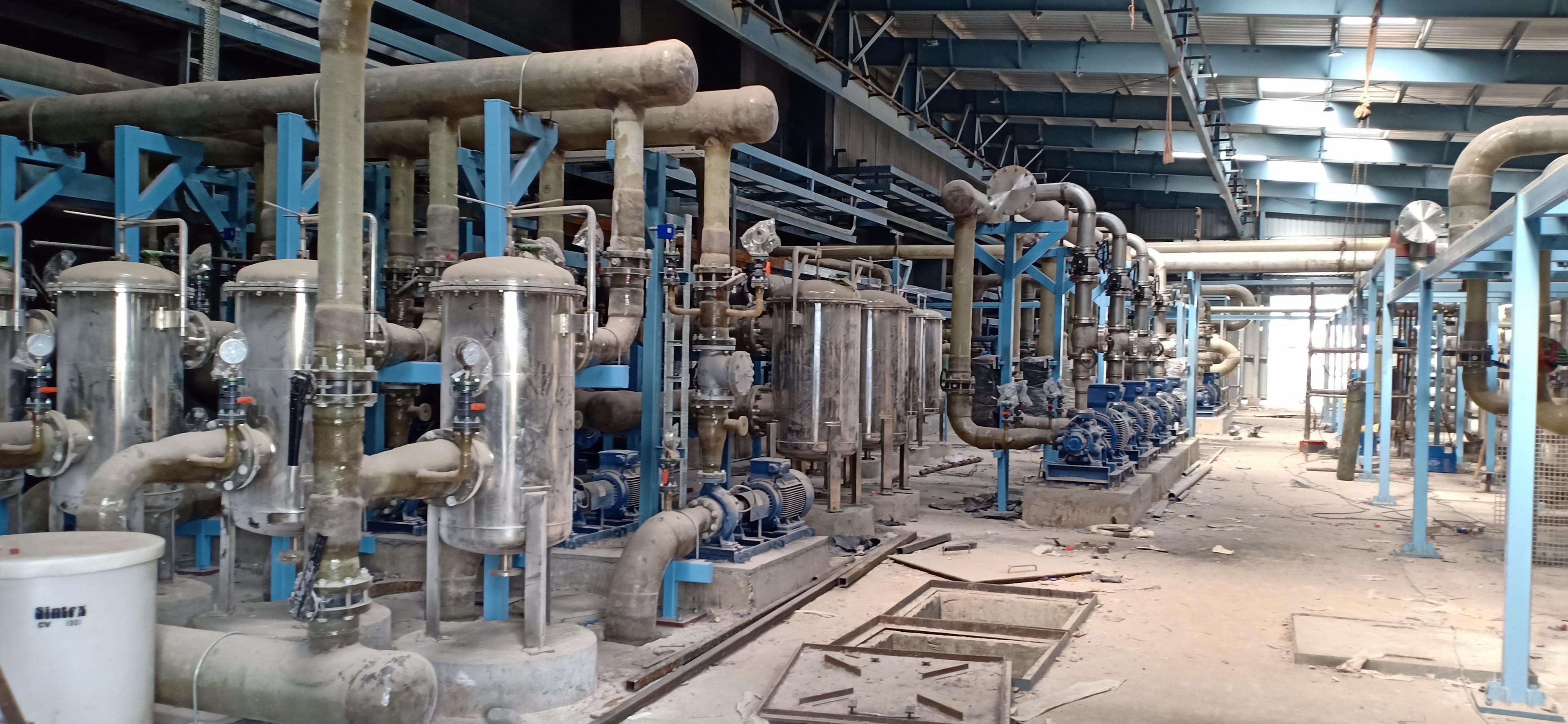 First Water Treatment Plant of the country on Mauhana Road