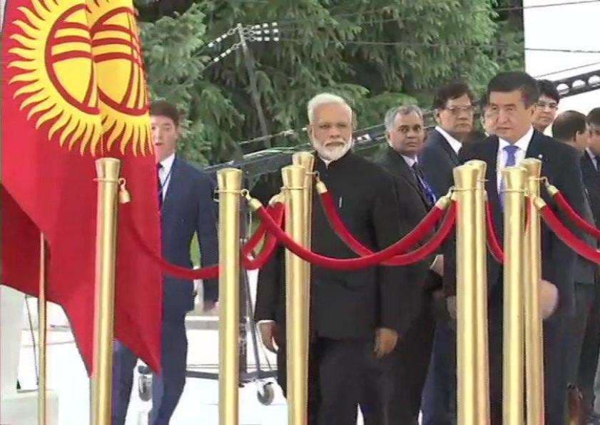 PM Modi in Kyrgyzstan