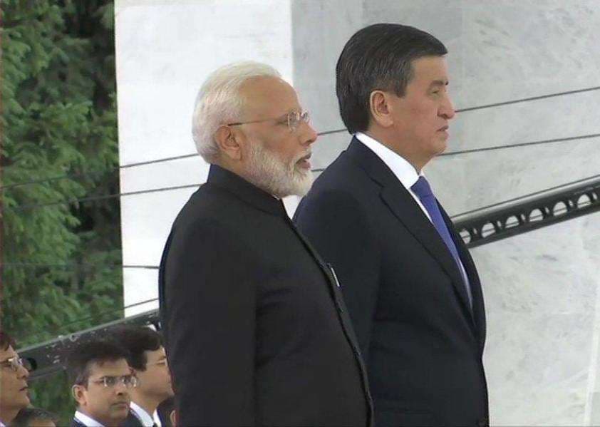 PM Modi in Kyrgyzstan