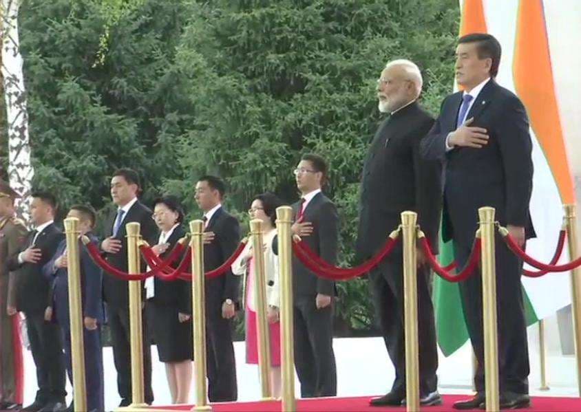 PM Modi in Kyrgyzstan