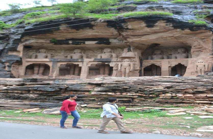 Green Gwalior fort an rainy season