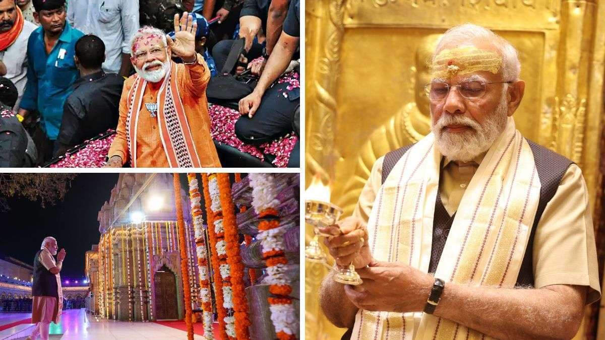 PM Modi in Baba Vishwanath Dham Varanasi