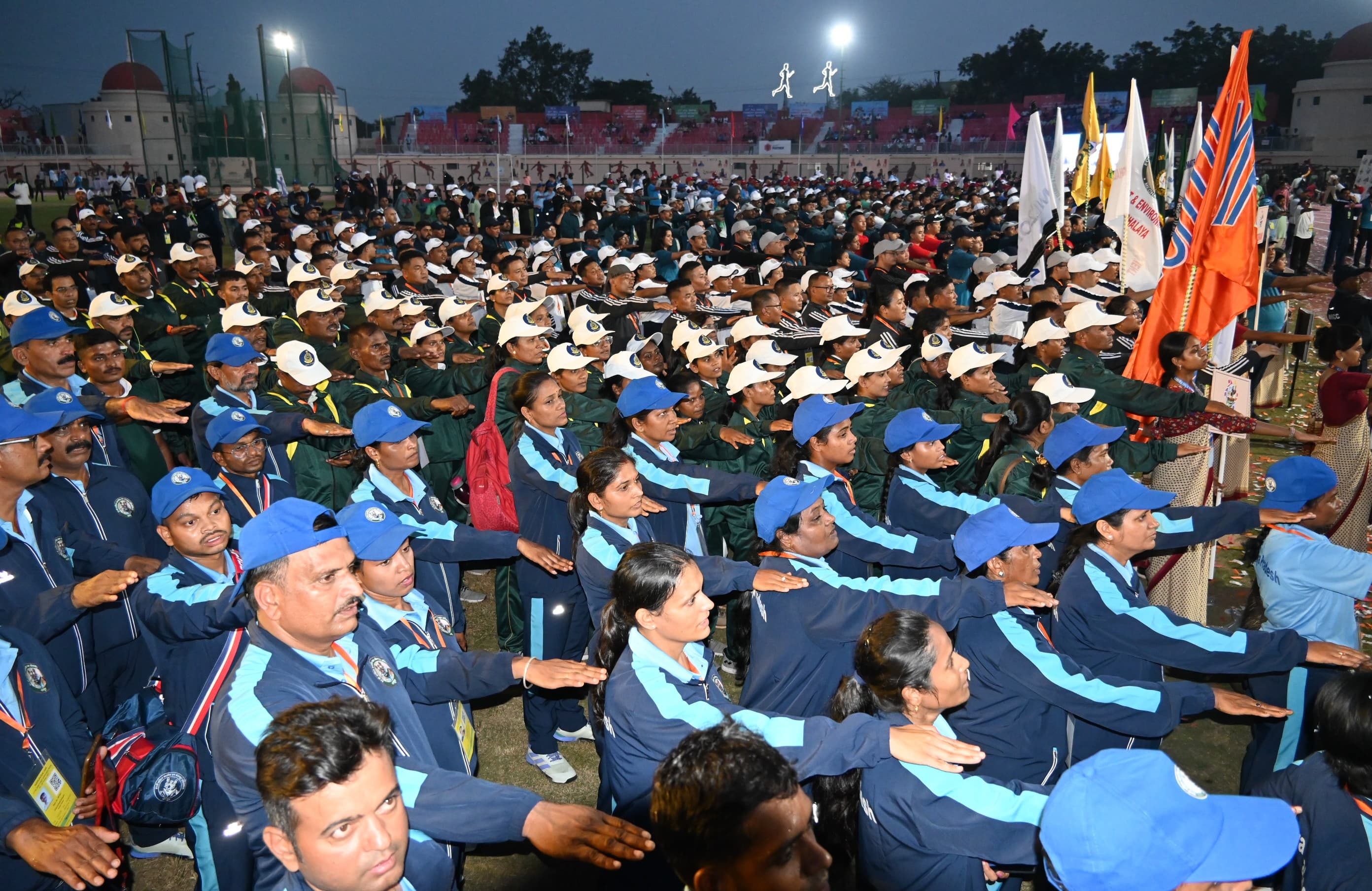 27th All India Forest Sports Meet 2024 organized in Chhattisgarh, cricketer Surya Kumar Yadav attended the inaugural session