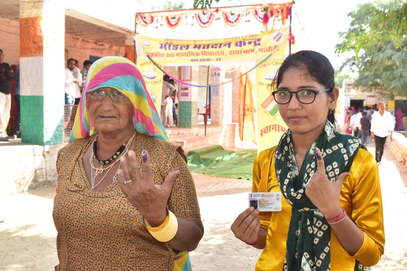 Shanti surprised in Khinvsar, the hottest seat of the state, till 5 pm 71.04 votes were cast.