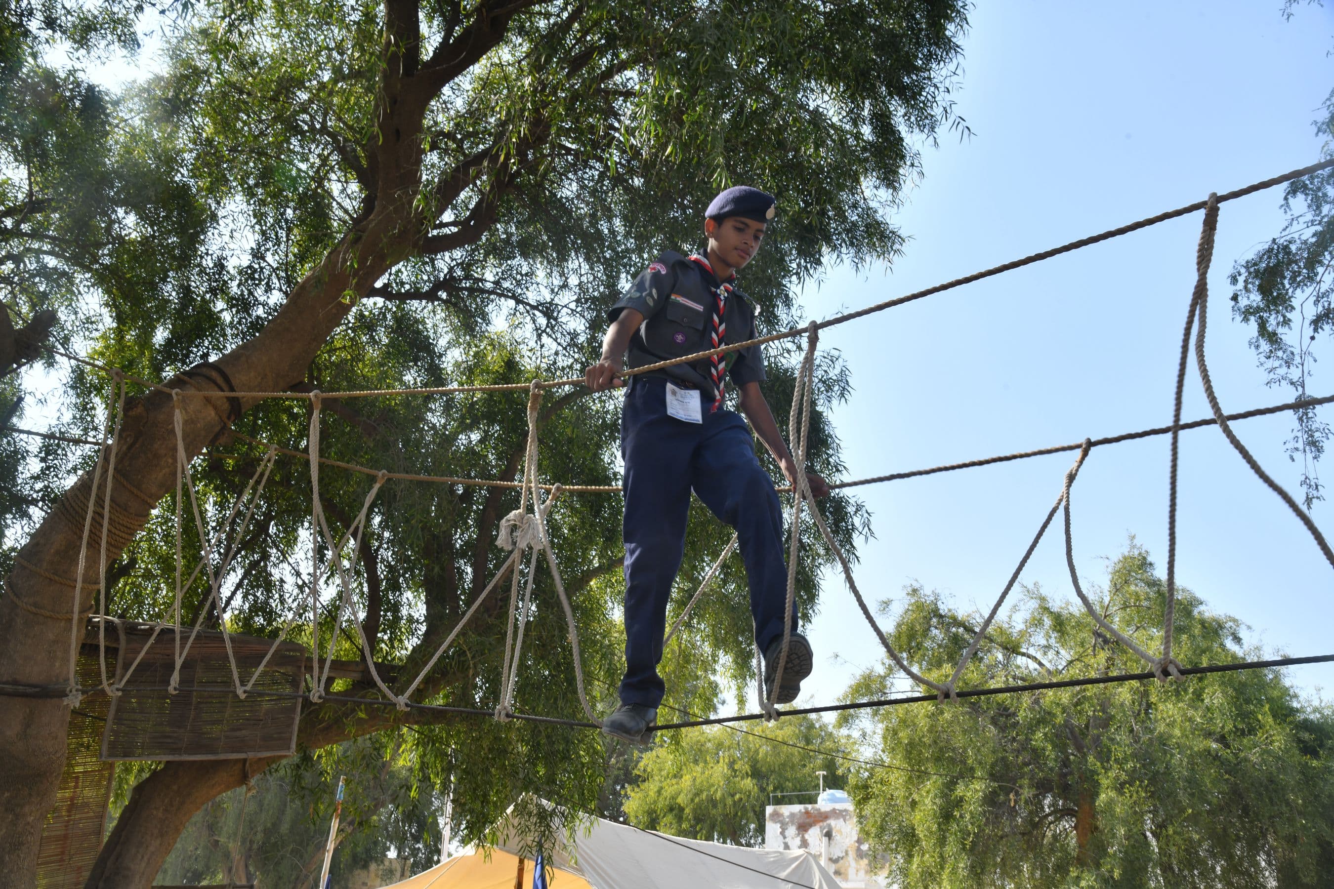 Scout Guide Competition: Showed strength in adventurous activities