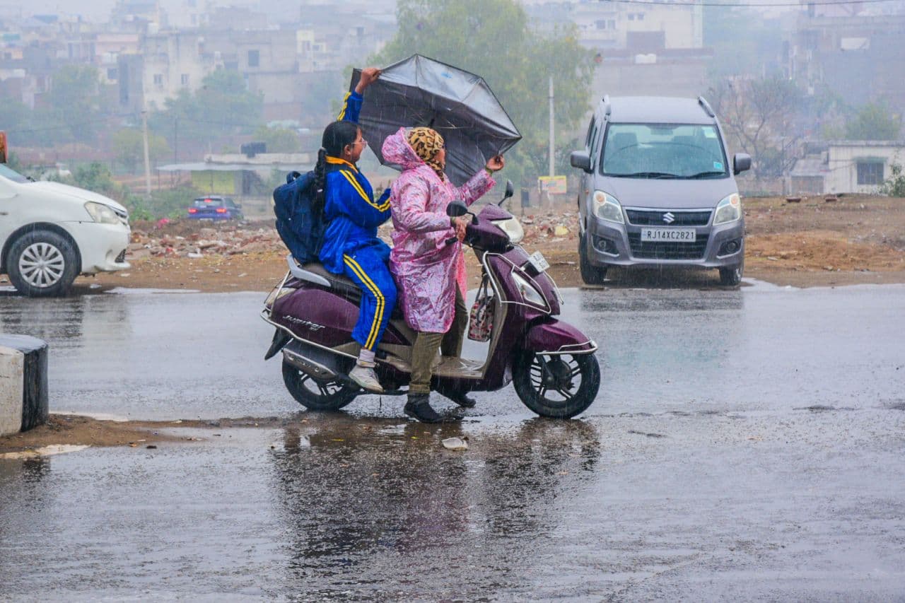 Rainy day in jaipur 