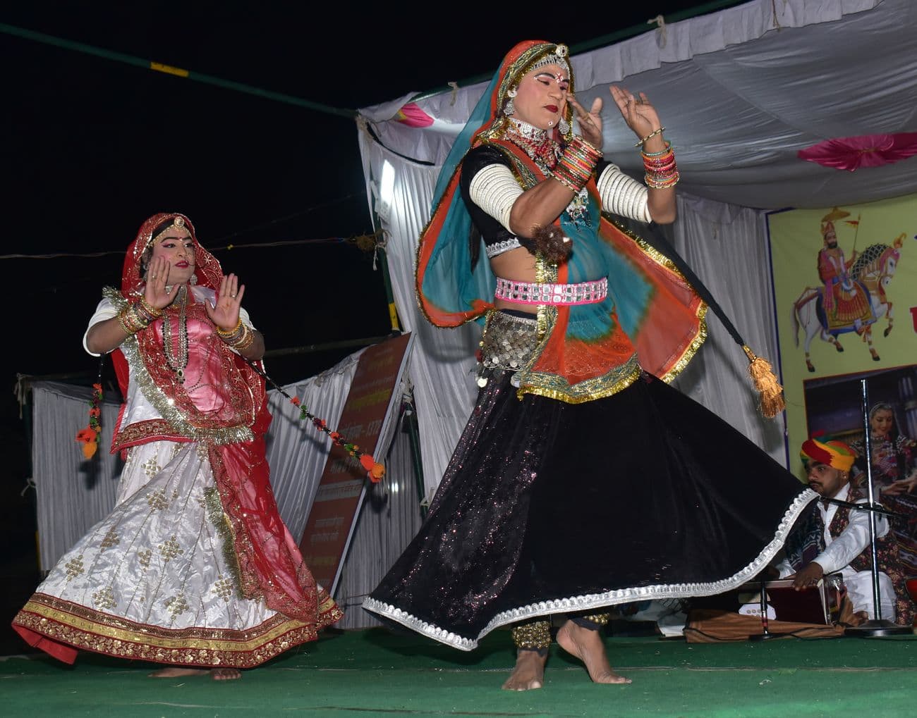 Cultural evening at Animal Fair by Animal Husbandry Department
The audience was mesmerized by the presentation of 'Kesariya Balam Avoni, Padharo Haare Desh...'