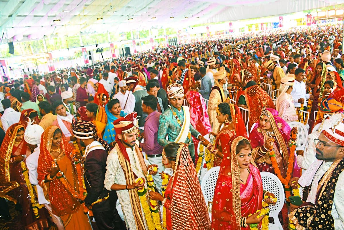 Mass marriage in Chhindwara