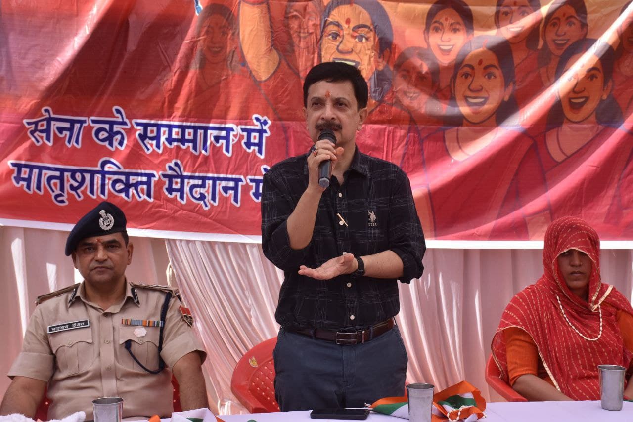 Mother power took out Vermillion Shaurya Yatra
