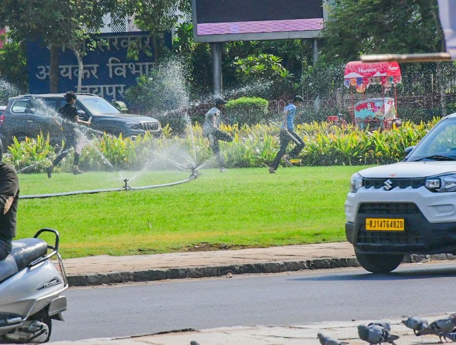 Hot day in jaipur