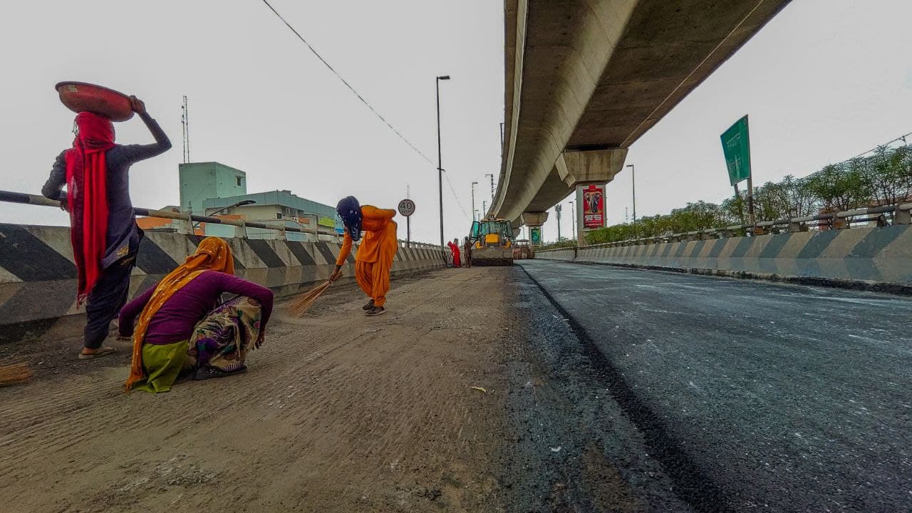 Ajmer road alivated road