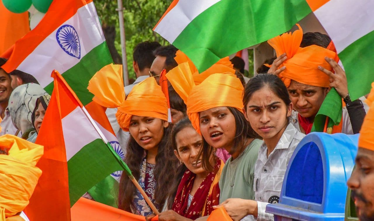 Tiranga Yatra in jaipur 