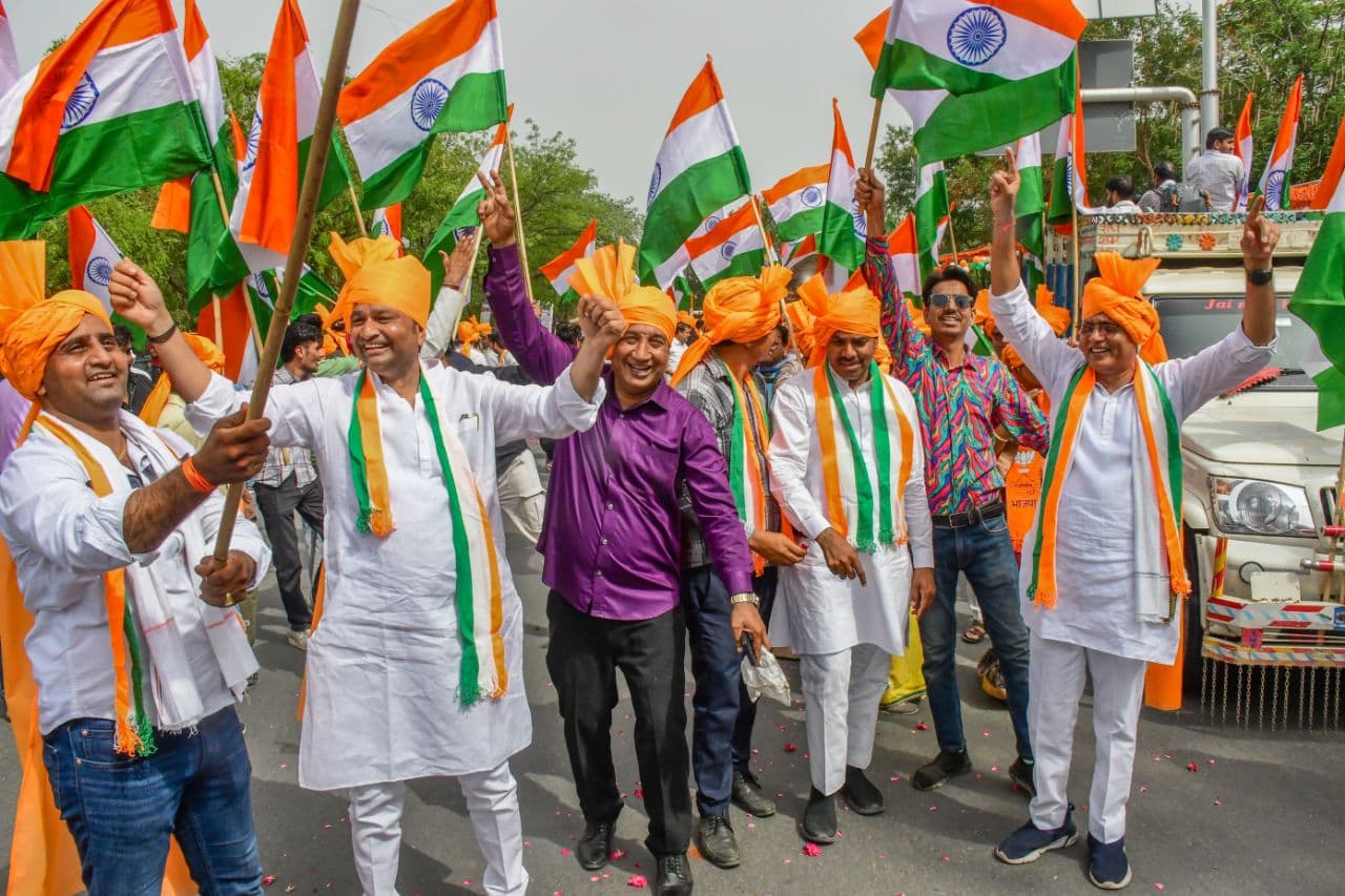 Tiranga Yatra in jaipur 