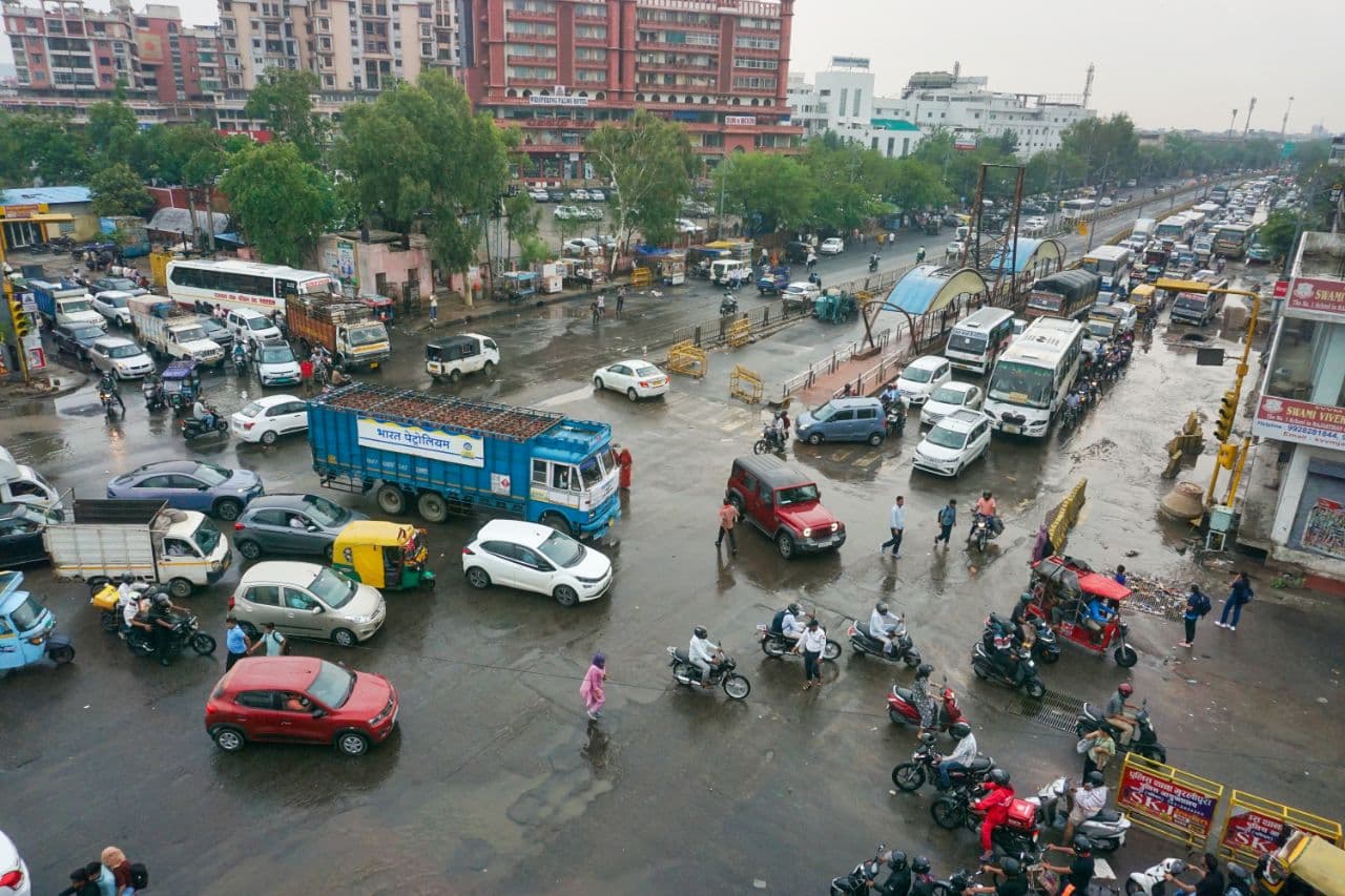 Rainy day in jaipur 
