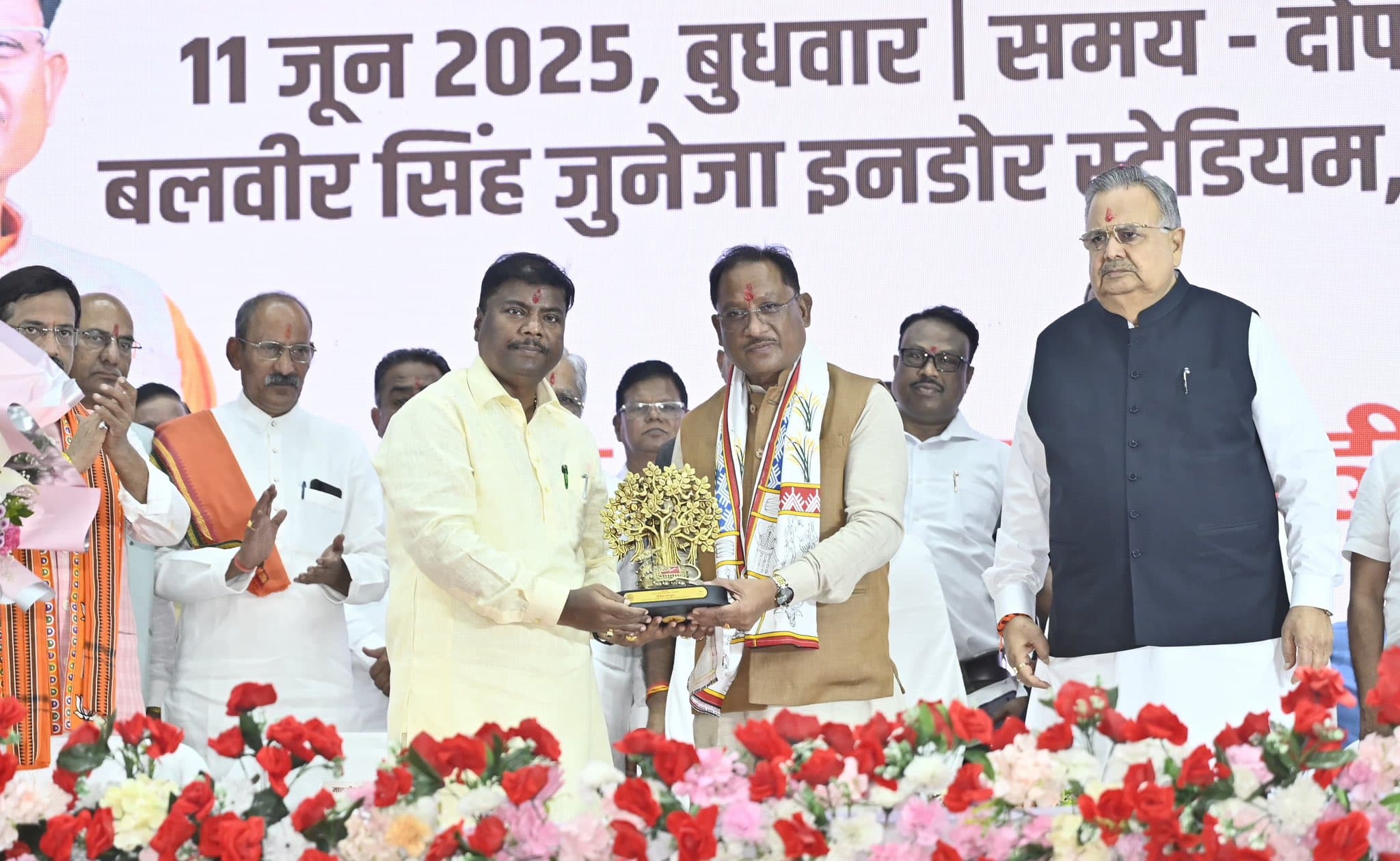 CM साय ने केदारनाथ गुप्ता को दी शुभकामनाएं, पदभार ग्रहण समारोह में हुए शामिल, PHOTO